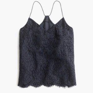 J.Crew Carrie Cami in Floral Lace (Size 6)
